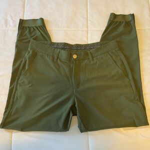 Men's Casual Olive Joggers